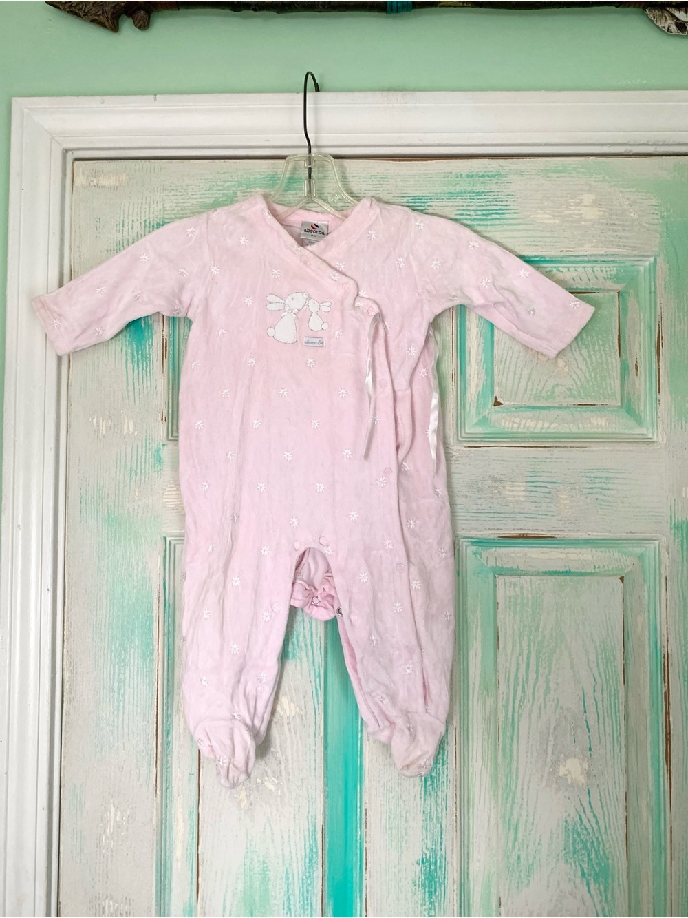 Absorba Baby Girl Infant Pink One Piece Size 9M